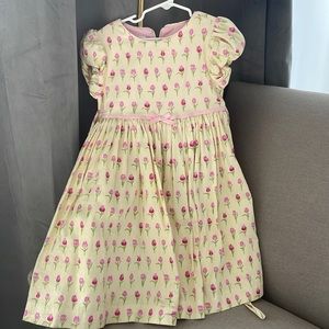Spring Puffed Sleeve Dress
